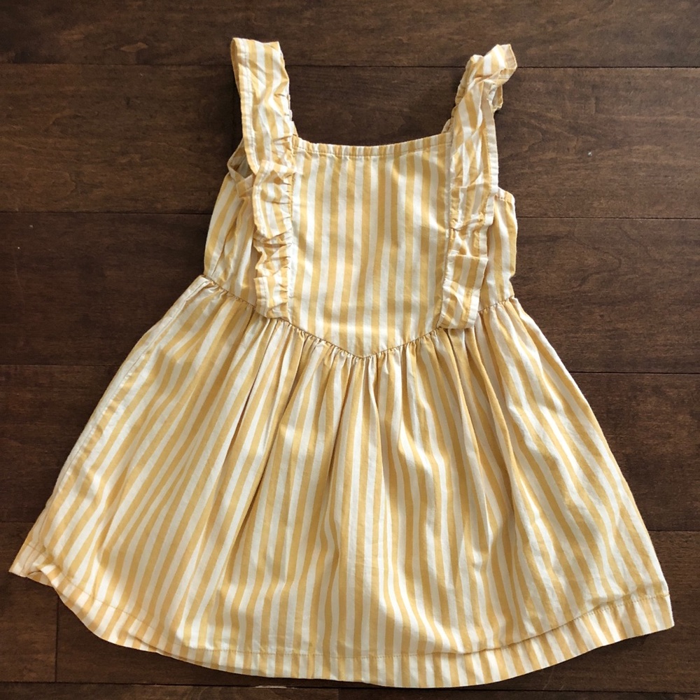 Hanna Anderson mustard dress